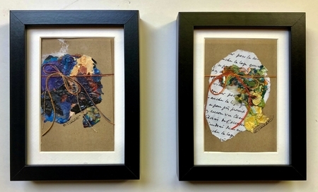 Framed Cards, black frames